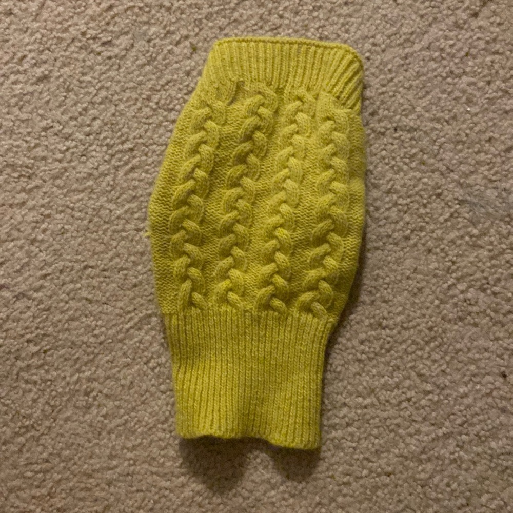 M Neon Green Cat Sweater